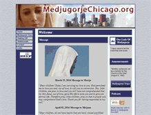 Tablet Screenshot of medjugorjechicago.org